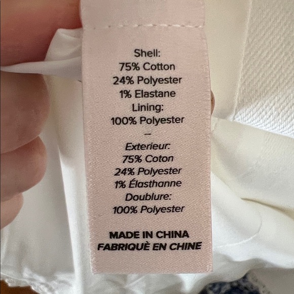 Cinq a Sept Elegant White Lace-Trimmed Women's Blazer Cotton Blend Size 4 NWT - Picture 7 of 7